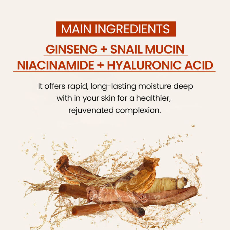 OEM ODM brand ginseng root extract serum skin care product anti-aging moisturizing natural facial essence facial care essence
