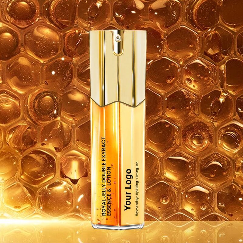 OEM ODM Brand Bee Venom Honey 2-in-1 Skin Care essence Brightening Face Anti aging Wrinkles Day and Night Face essence Serum