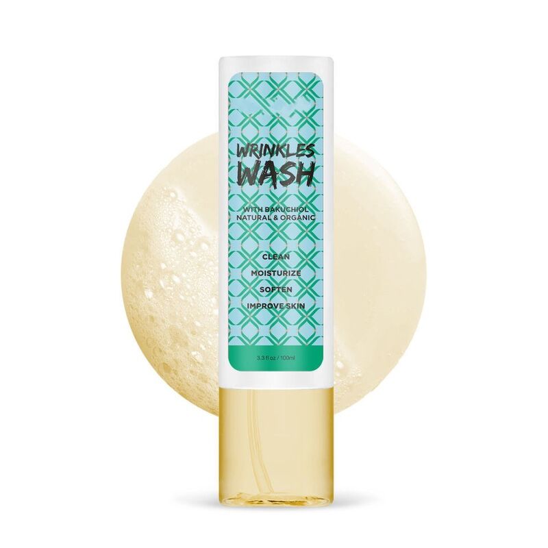 OEM ODM Organic Natural Anti aging Moisturizing Facial Cleanser Women Bakuqier Hyaluronic Acid Facial Cleanser Mineral foam Facial Cleanser