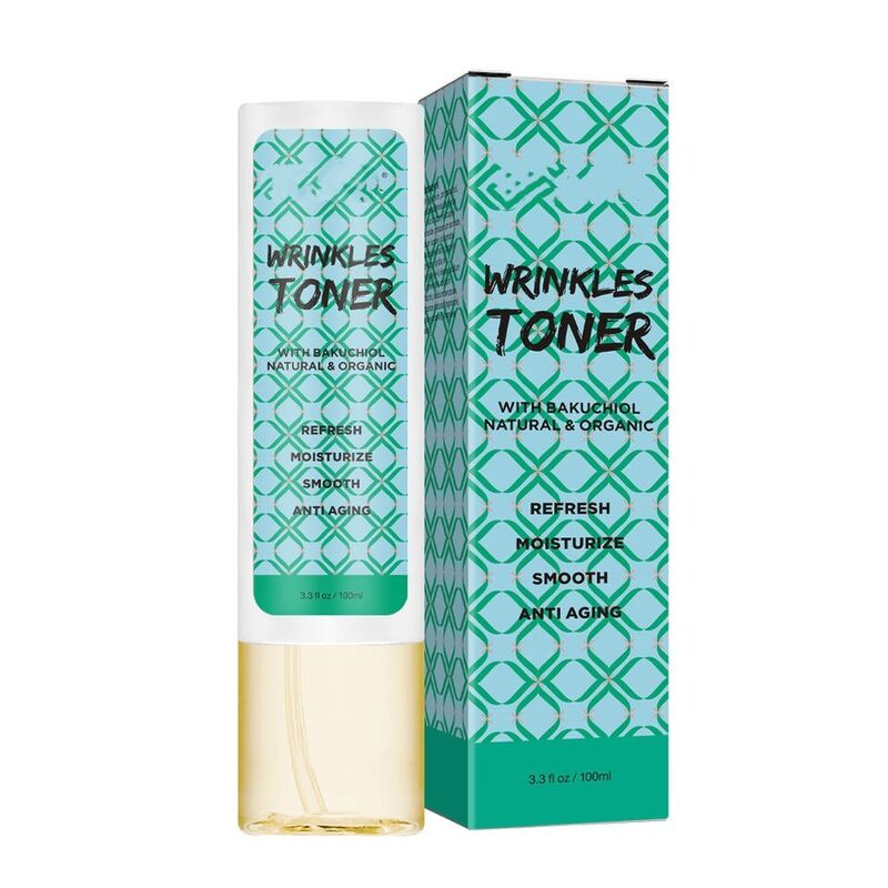 OEM ODM Anti aging Whitening Toner Organic Natural Skin Care Bakuccinol Hyaluronic Acid Anti wrinkle Firming Facial essence