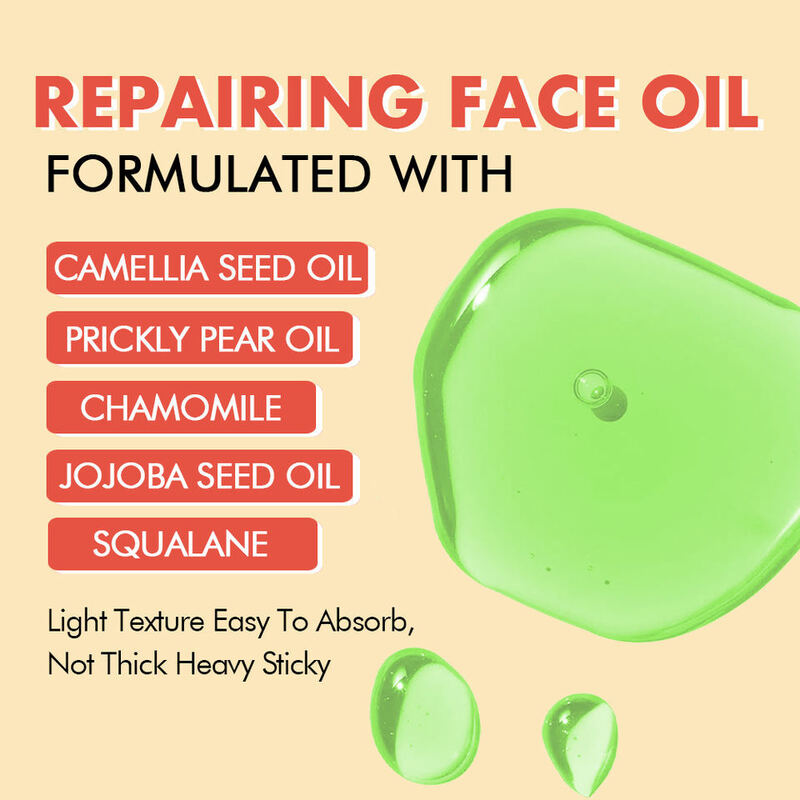OEM ODM brand organic natural skin care essence product to repair sensitive redness, swelling, acne, treat and soothe women's face essential oil