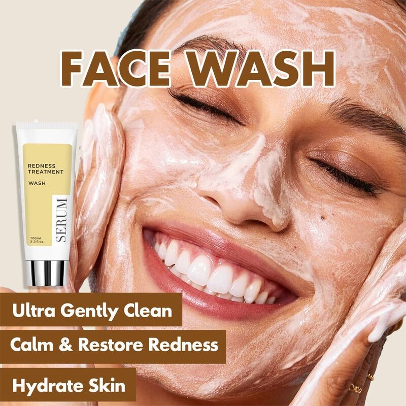 OEM ODM customized vegetarian facial cleanser with private label, organic facial cleanser with gentle foaming and sensitive cleaning, facial skincare products