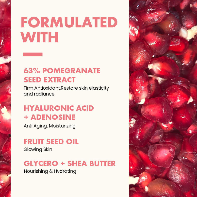 OEM ODM brand high-quality moisturizing and smooth facial cleanser, pure natural pomegranate facial cleanser, whitening and pore cleaning facial cleanser