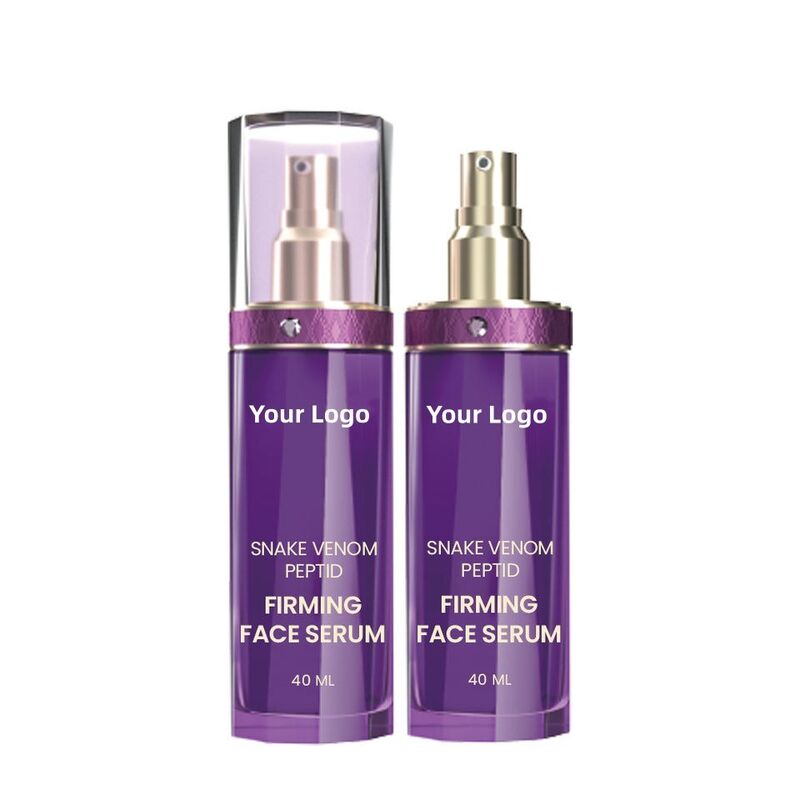 OEM ODM Brand Luxury Facial Skin Care Serum essence Liquid Repairs Wrinkles, Improves Anti aging and Brightening Snake Venom Peptide Facial Serum