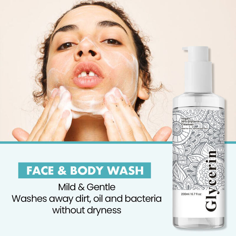 OEM ODM brand customized facial cleanser, natural glycerin facial cleanser, moisturizing facial cleanser, whitening beauty cleansing facial cleanser