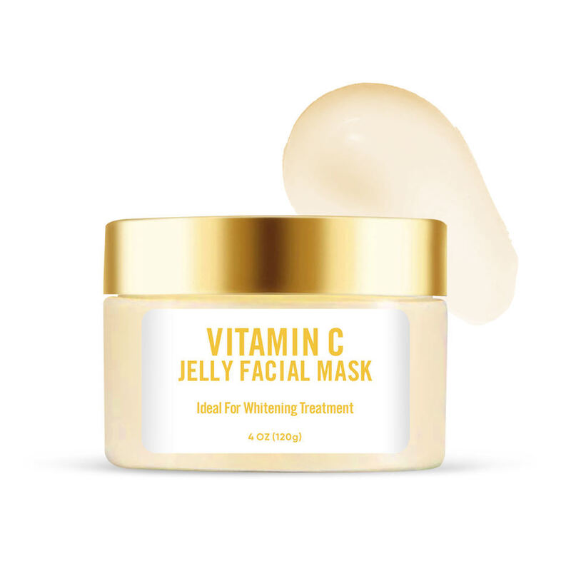 OEM ODM Brand Customized Vitamin C Vitamin E Whitening Jelly Sleep facial mask Organic Radiant Moisturizing Anti aging Facial Sleep facial mask