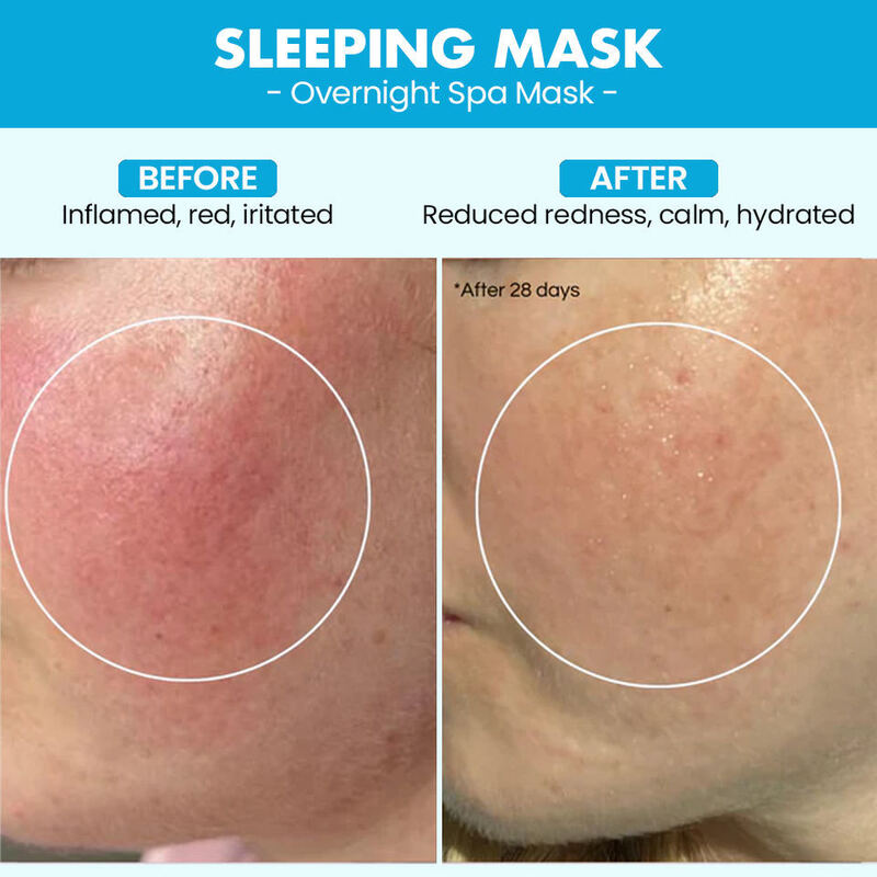 OEM ODM Brand Customized Vitamin C Vitamin E Whitening Jelly Sleep facial mask Organic Radiant Moisturizing Anti aging Facial Sleep facial mask
