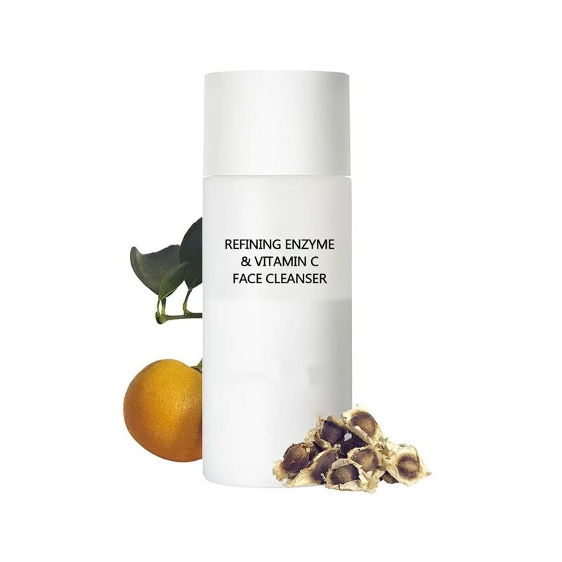 OEM ODM Vitamin C Foam Cleanser Skincare Brand Cleanser Brightening Exfoliating Facial Wash