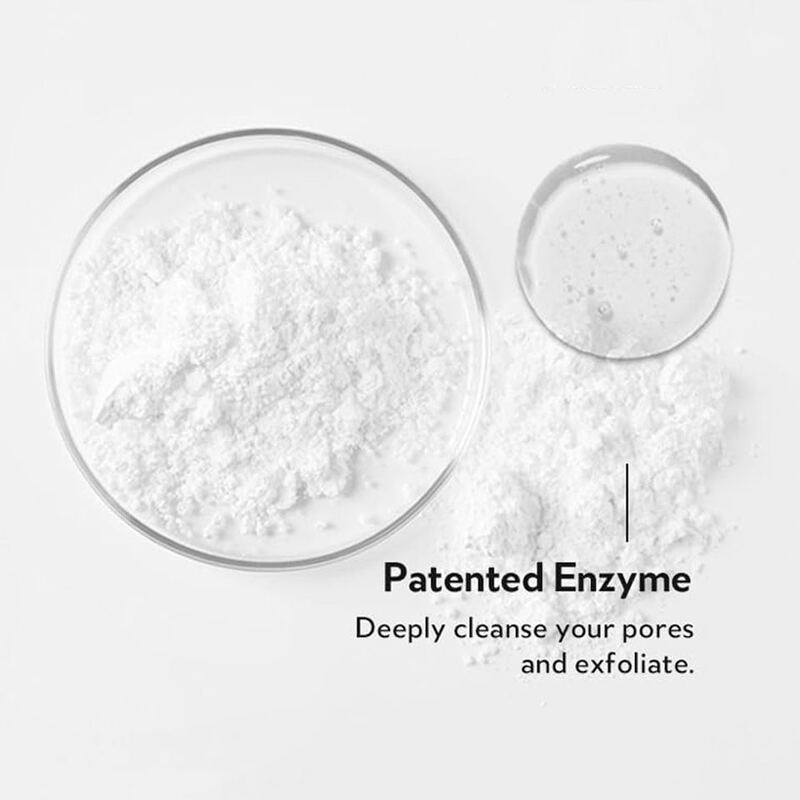 OEM ODM brand customized facial cleanser, facial cleanser, whitening rice bran enzyme powder, water washed brightening and exfoliating facial cleanser
