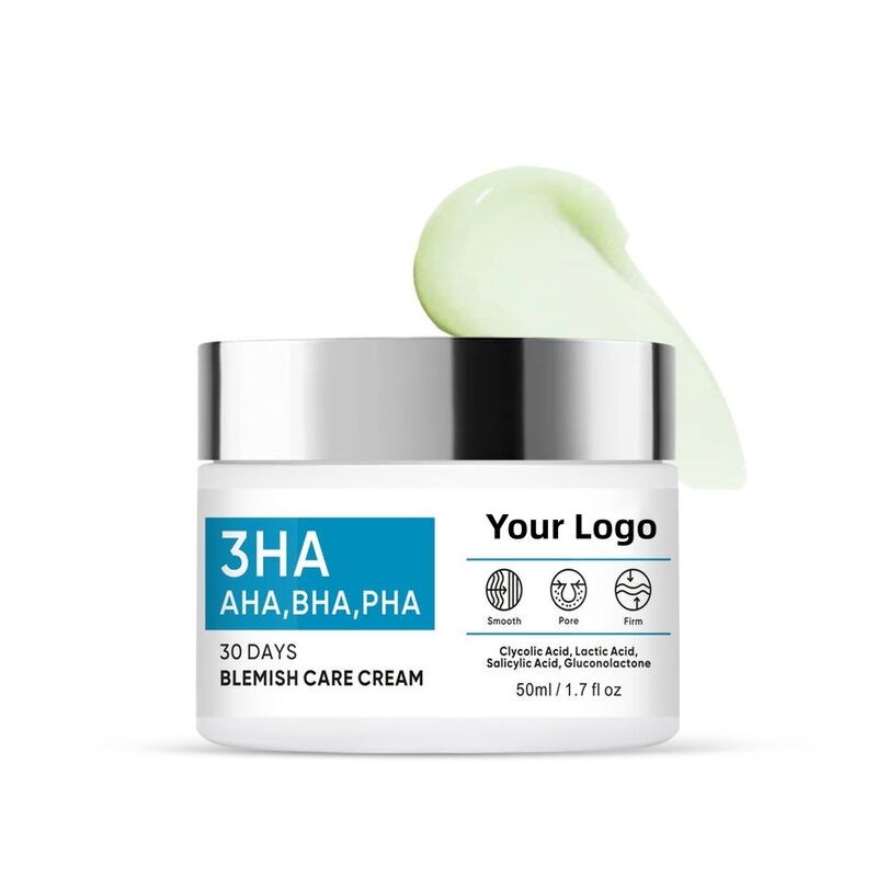 OEM ODM Aha Bha Pha face cream Acne Care Exfoliation Fast Calming Sensitive Whitening Skin Brand Facial Moisturizing face cream