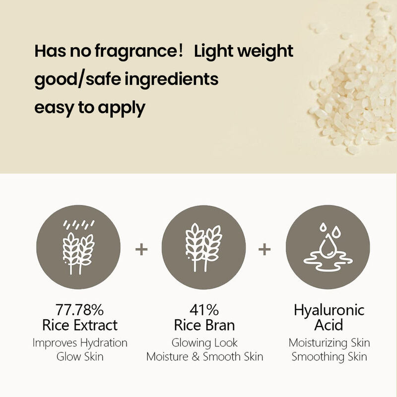 OEM ODM Whitening Rice Toner Natural Organic Pure Vitamin C Skin Brightening Facial Lotion spray