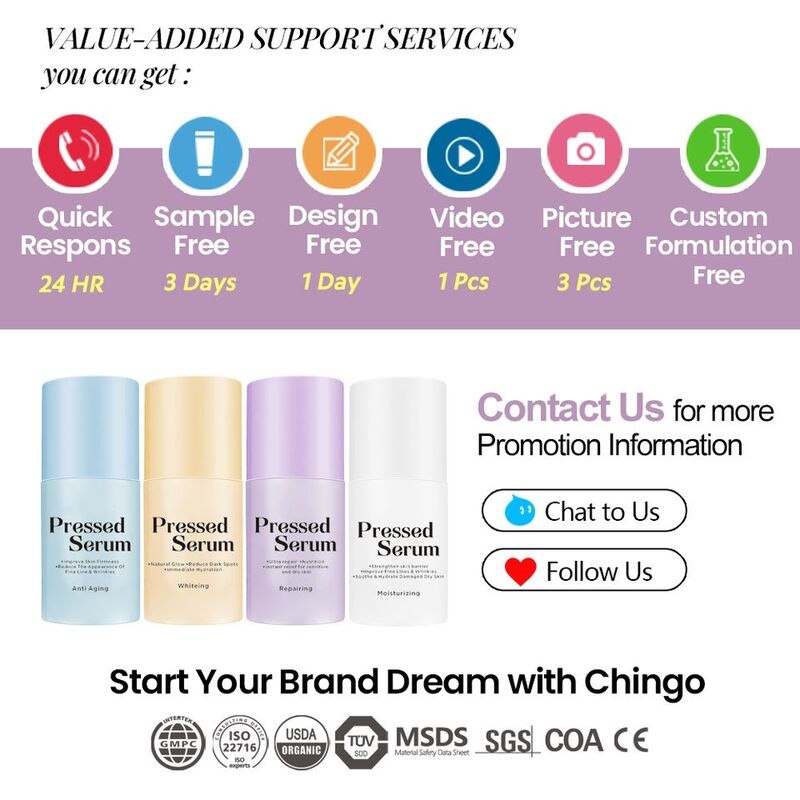 OEM ODM Korean brand customized essence customized natural pure skin moisturizing anti-aging facial essence serum