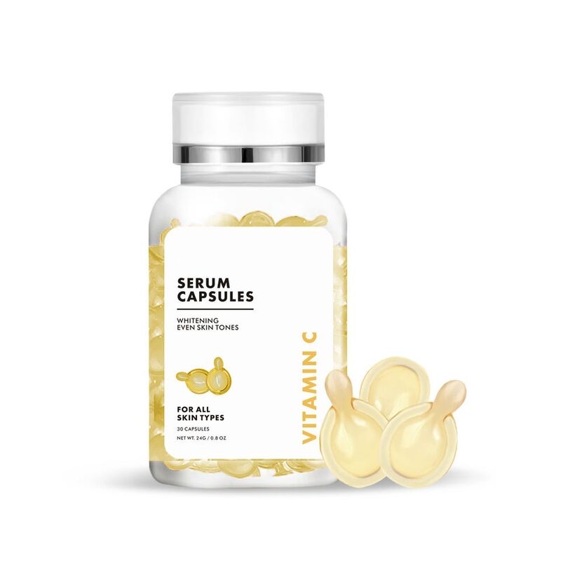 OEM ODM vitamin C organic essence whitening anti-aging liquid facial essence capsule natural skin care serum