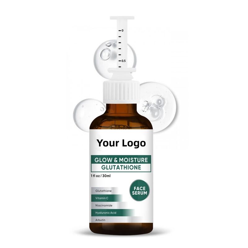 OEM ODM brand hyaluronic acid herbal anti-aging whitening spot whitening facial essence, suitable for black skin and black women