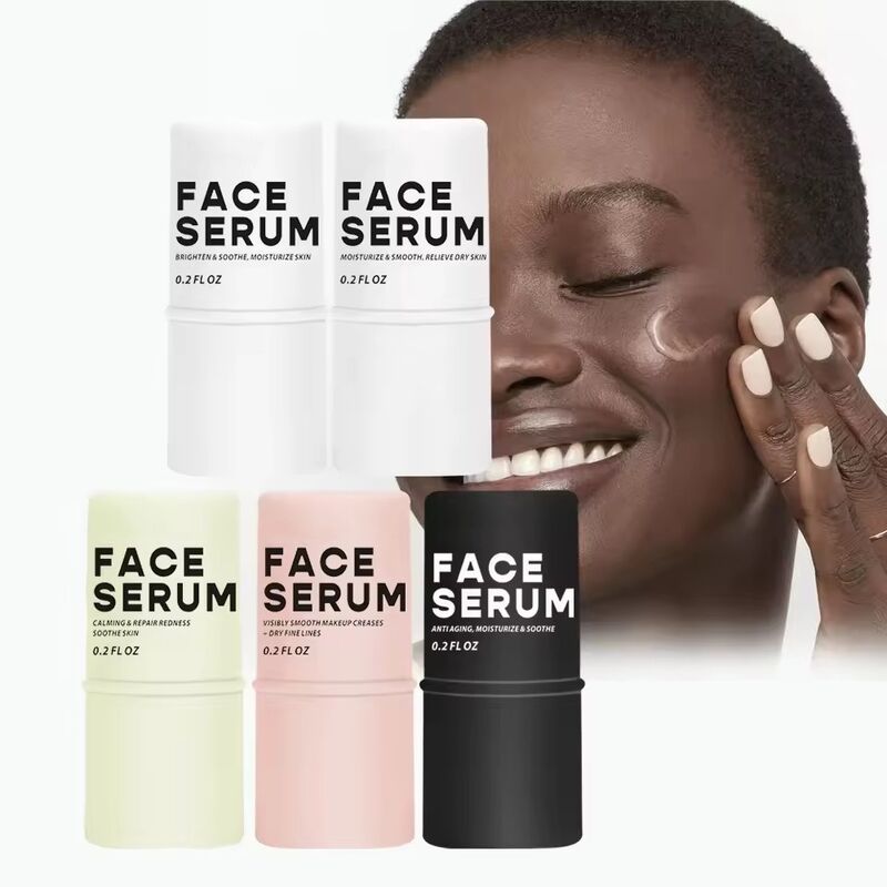 OEM ODM Korean brand facial serum stick makeup moisturizing snail repair hyaluronic acid retinol anti-aging vitamin C facial serum stick