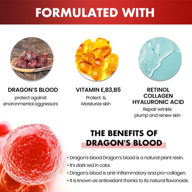 OEM ODM South Korean brand skin care set face cream manufacturer wholesale dragon blood moisturizing essence serum repair wrinkle skin care product moisturizing cream body lotion