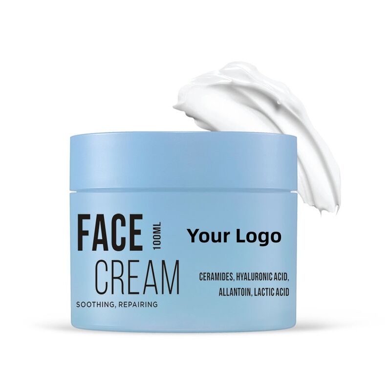 OEM ODM OEM Skincare Ceramide Hyaluronic Acid Moisturizing Repair Skin Barrier Hydrating Cream Facial Moisturizing Cream Self owned Brand