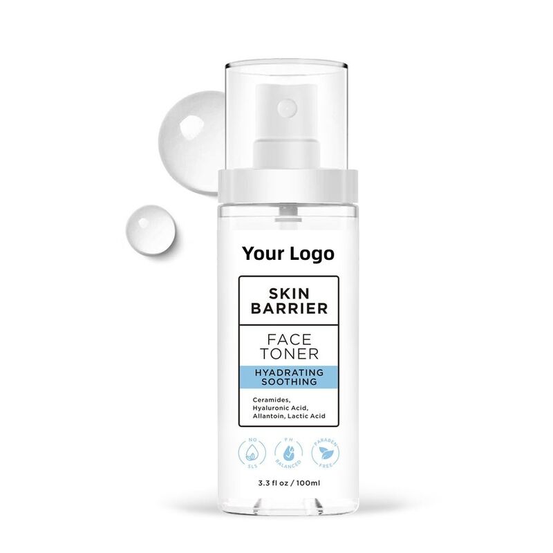OEM ODM Pure Facial Toner Moisturizing and Replenishing Product Ceramide Facial Toner spray Skin Care Private Brand