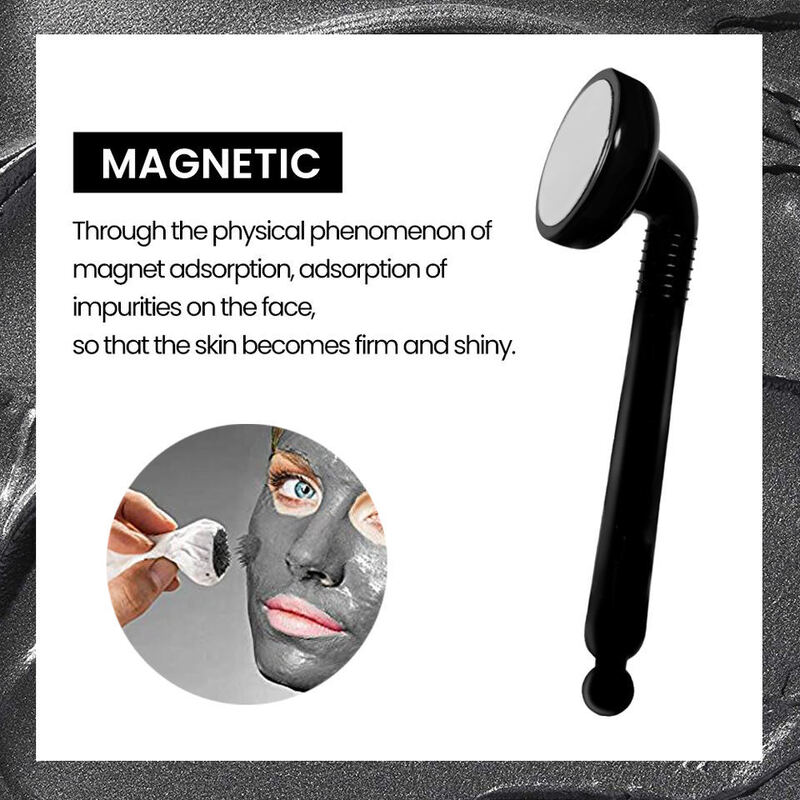OEM ODM Wholesale Magnet Black Dead Sea Mud facial mask Deep Cleaning Magnetic facial mask Blackhead Removal facial mask Set