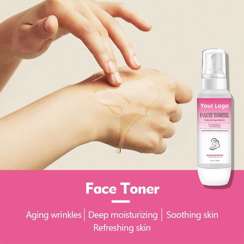 OEM ODM OEM Organic Pure Maternity Skin Care Deep Moisturizing Soothing Facial Lotion spray Toner Vitamin C Hyaluronic Acid Private Brand