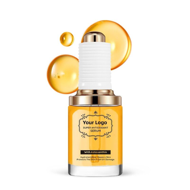 OEM ODM own brand facial essence super antioxidant whitening anti wrinkle anti-aging serum astaxanthin facial essence serum