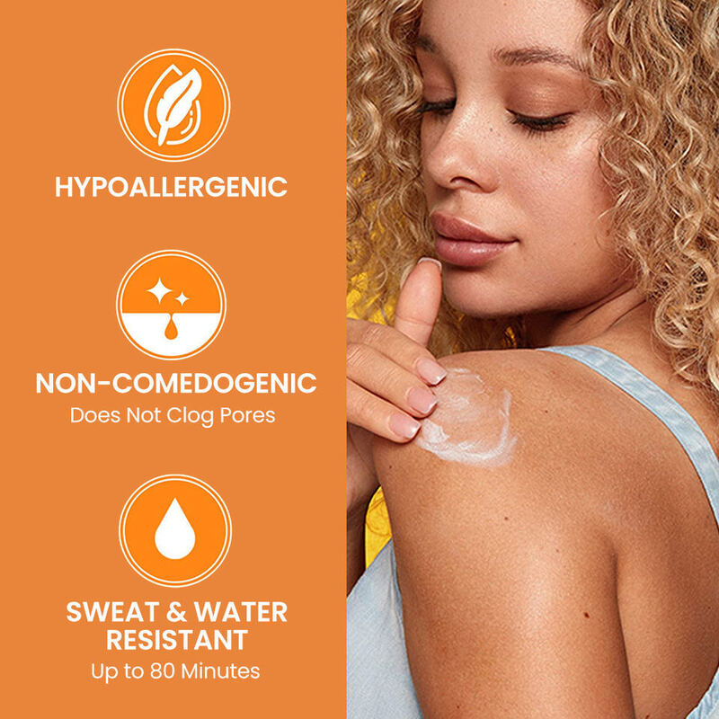 OEM ODM own brand hyaluronic acid sunscreen facial essence firming moisturizing anti-aging essence sunscreen Spf 50