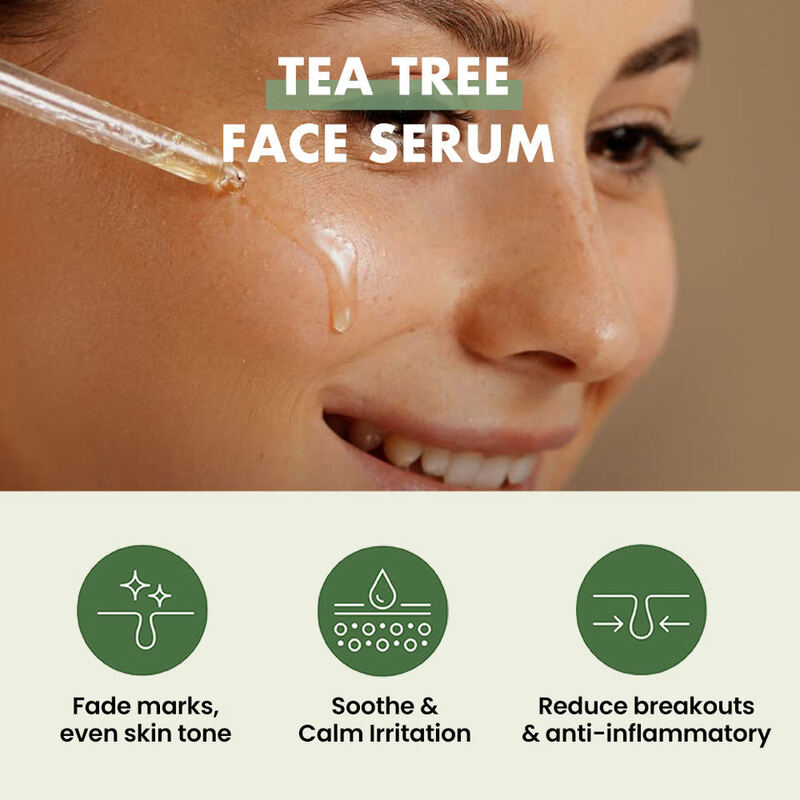 OEM ODM Tea Tree Acne Removing Repair Facial Serum Blackhead Remover Skin Care Acne Removing Treatment essence Serum Private Brand