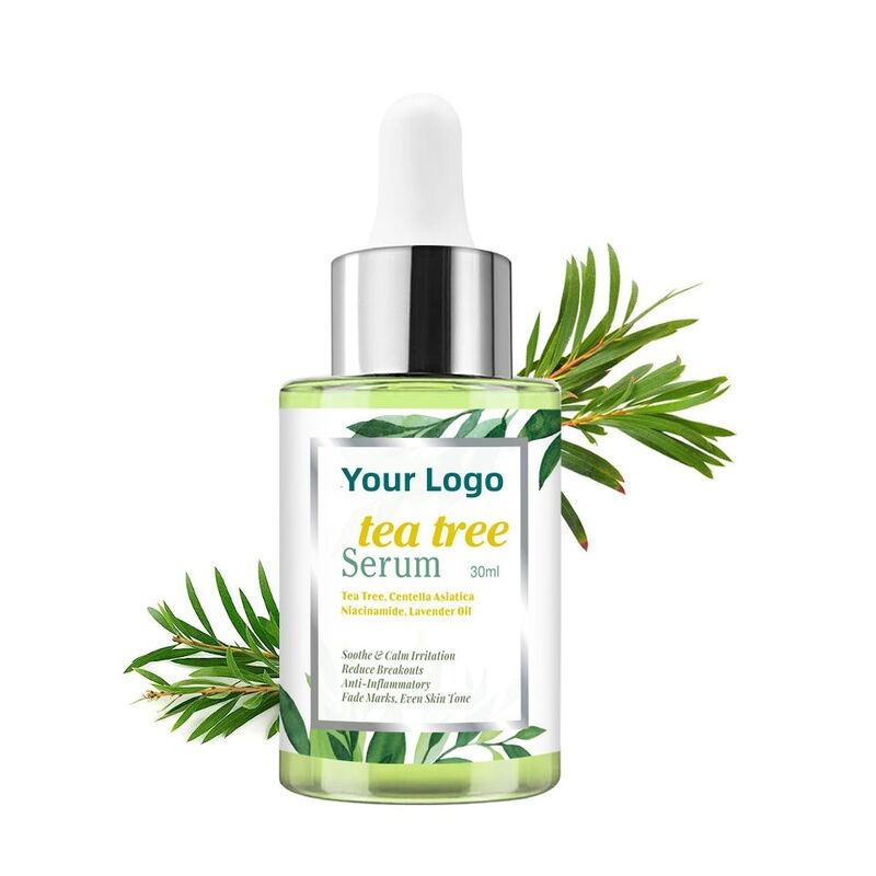 OEM ODM Tea Tree Acne Removing Repair Facial Serum Blackhead Remover Skin Care Acne Removing Treatment essence Serum Private Brand