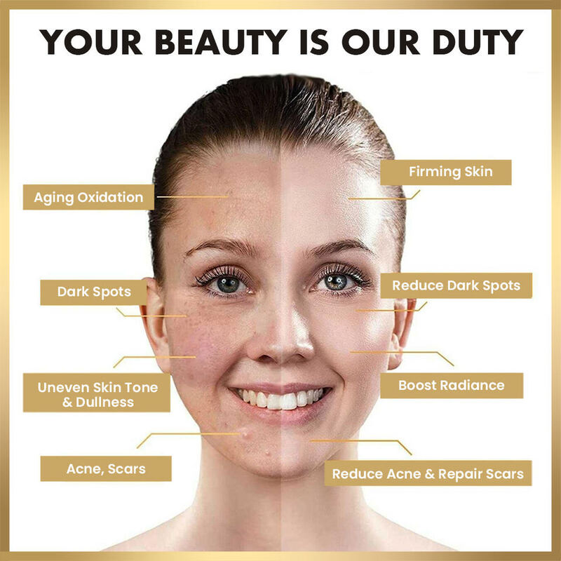 OEM ODM skin care essence private brand anti-aging anti wrinkle moisturizing 24k golden essence