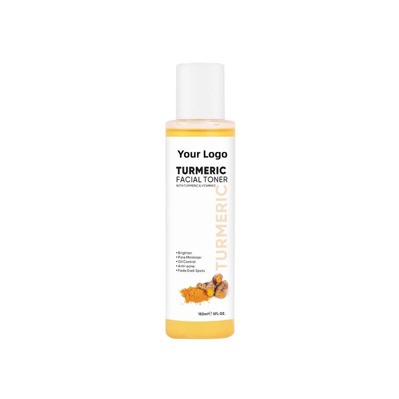 OEM ODM customized logo skin care turmeric whitening black spot acne removing facial toner tumor facial toner wholesale spray