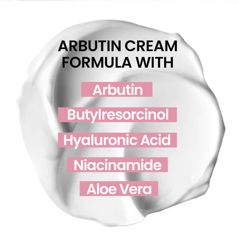 OEM ODM Korean skin care face cream whitening alpha arbutin whitening face cream black skin whitening anti-aging face cream