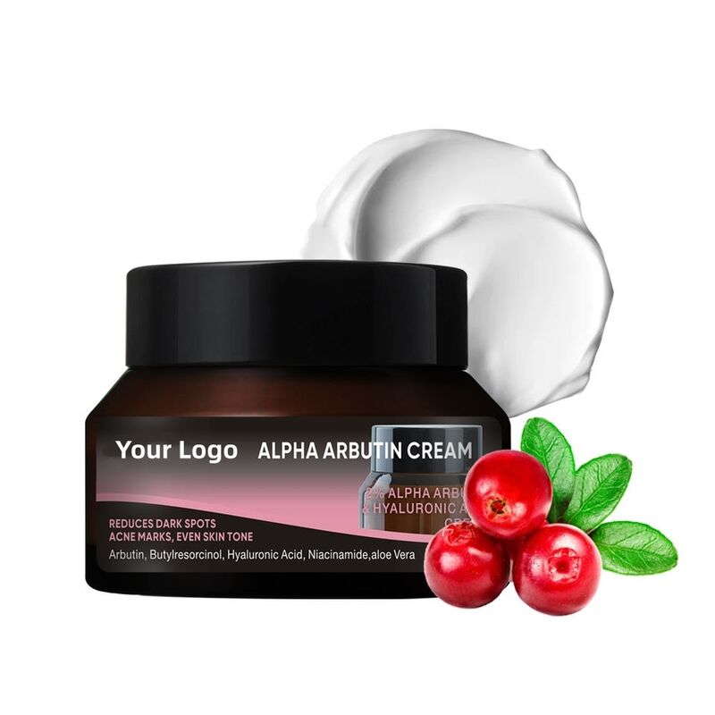 OEM ODM Korean skin care face cream whitening alpha arbutin whitening face cream black skin whitening anti-aging face cream