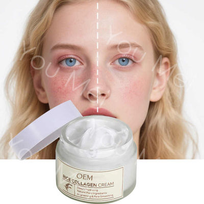 Sản phẩm chăm sóc da Vegan tinh khiết Collagen mặt sản phẩm chống nếp nhăn kem gạo Ferulic