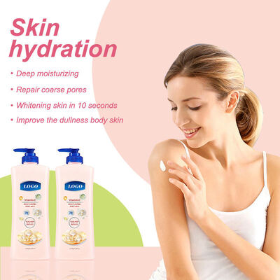 Customized Shea Butter Body Care Lotion Containing Glycolic Acid And Peptide Containing Tranexamic Acid