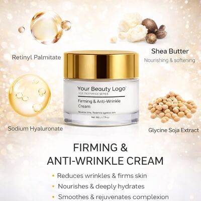 OEM ODM Brand Customized Firming Anti-Wrinkle Cream Containing Retinol, Shea Butter, and Hyaluronic Acid to Reduce Wrinkles and Nourish Dry Skin
